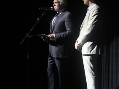 Fernando Alterio e Olivier Murguet no Teatro Renault em So Paulo/SP